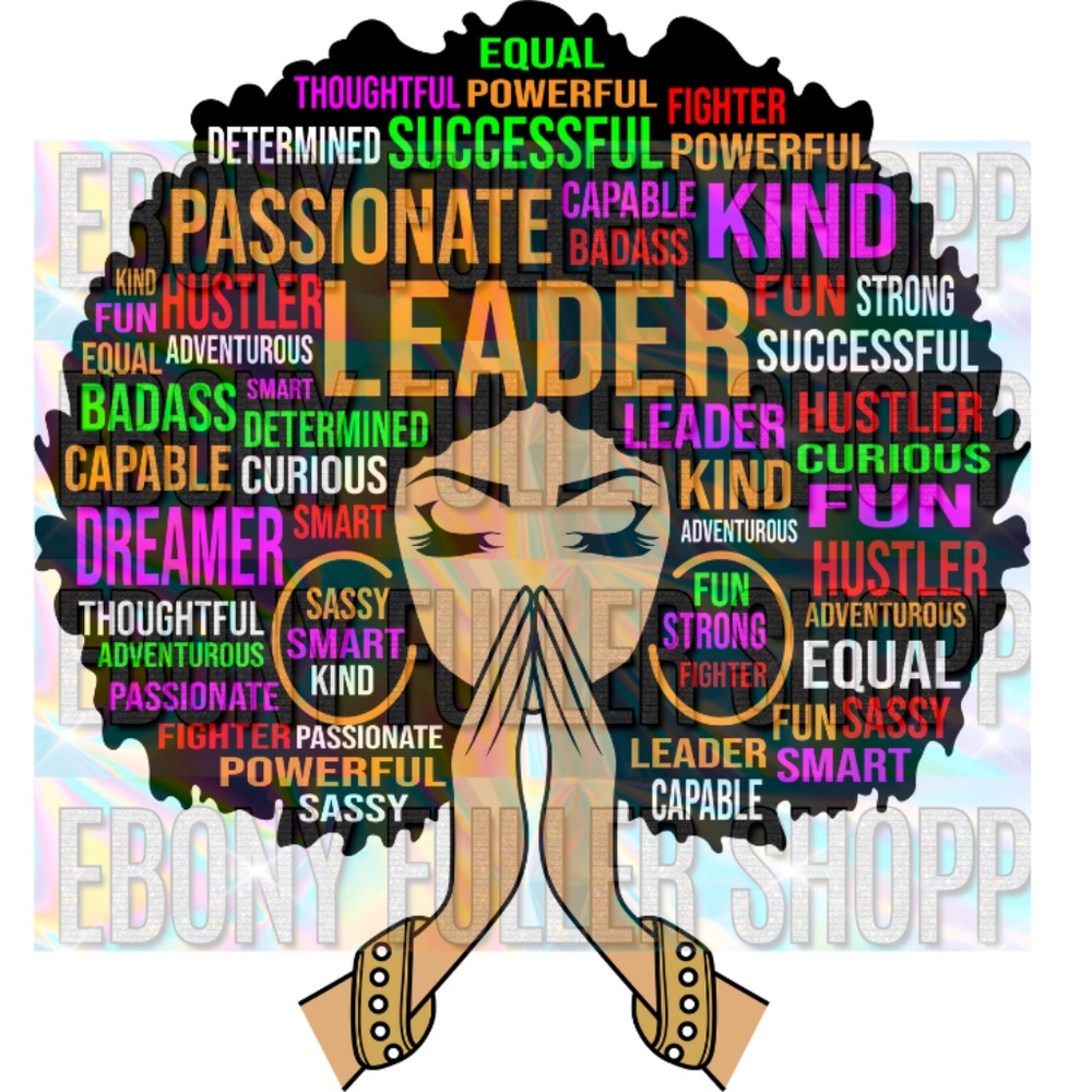 Ready To Press Transfers - Sublimation Heat Press Transfer Melanin Black Queen